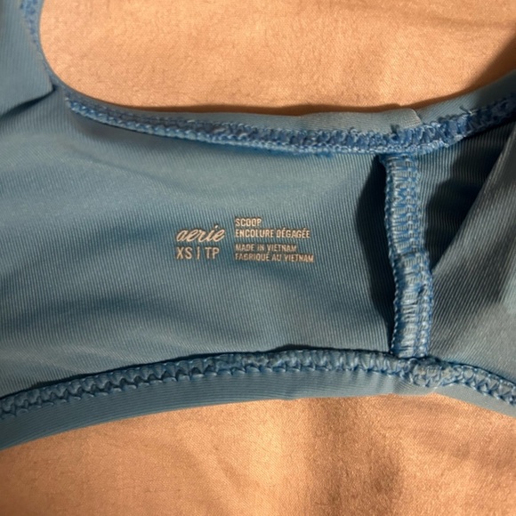 Aerie Blue Scoop Neck Bikini Top - Picture 4 of 4